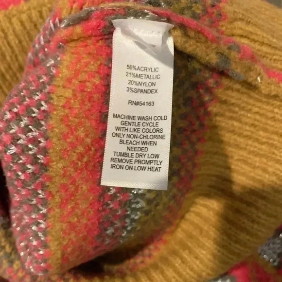 Marc New York Multi Color Metallic Sweater - Picture 3 of 4
